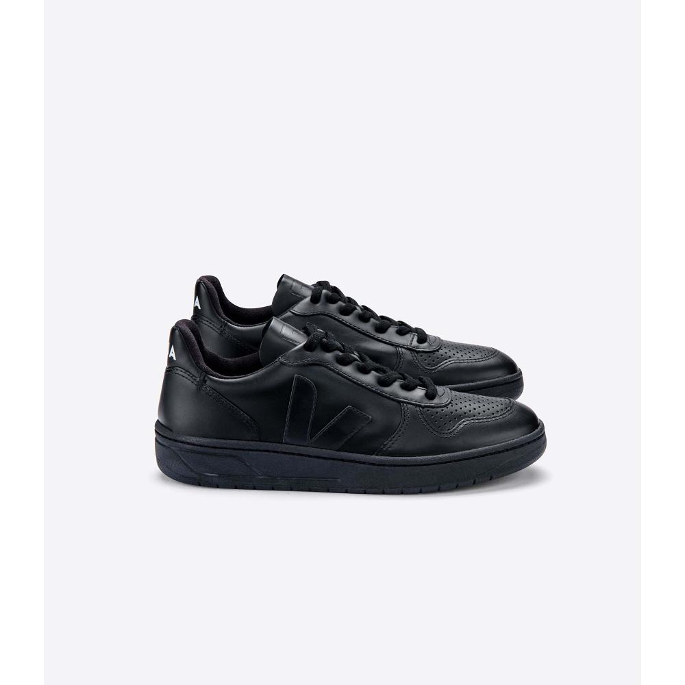 Black Women\'s Veja V-10 CWL Sneakers | AU 654OKI